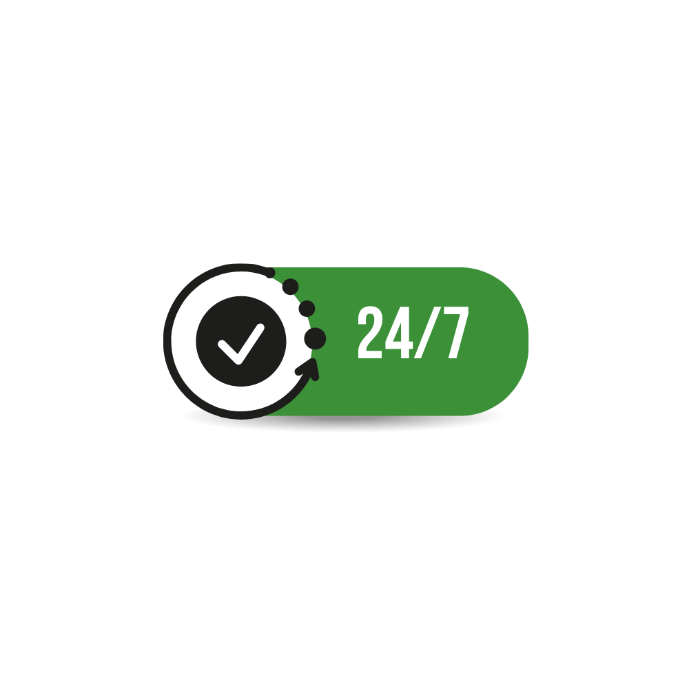 24/7 Availability